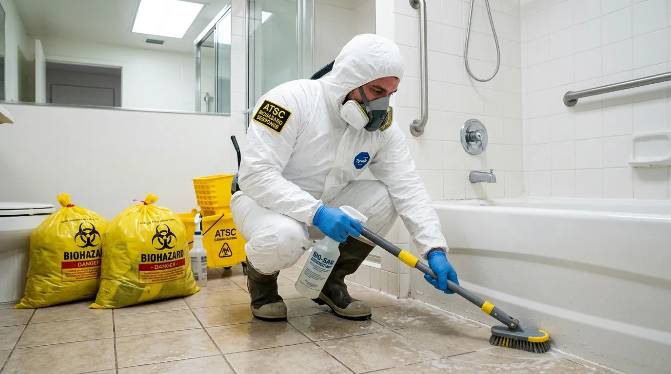 Decontamination equipment deployed for Blood Cleanup in Suncook